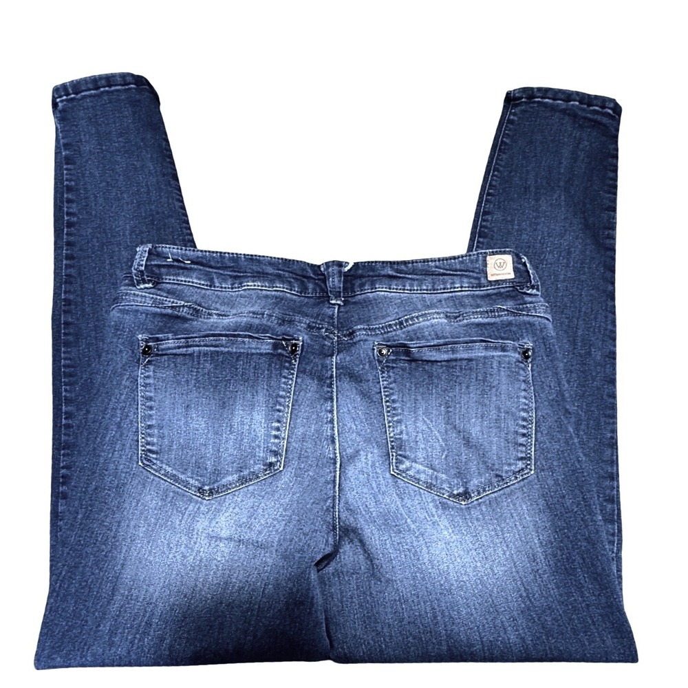 Wit & Wisdom Jeans Womens 12 Ab-solution Skinny Blue Denim Preppy Quiet Luxury - Picture 4 of 10